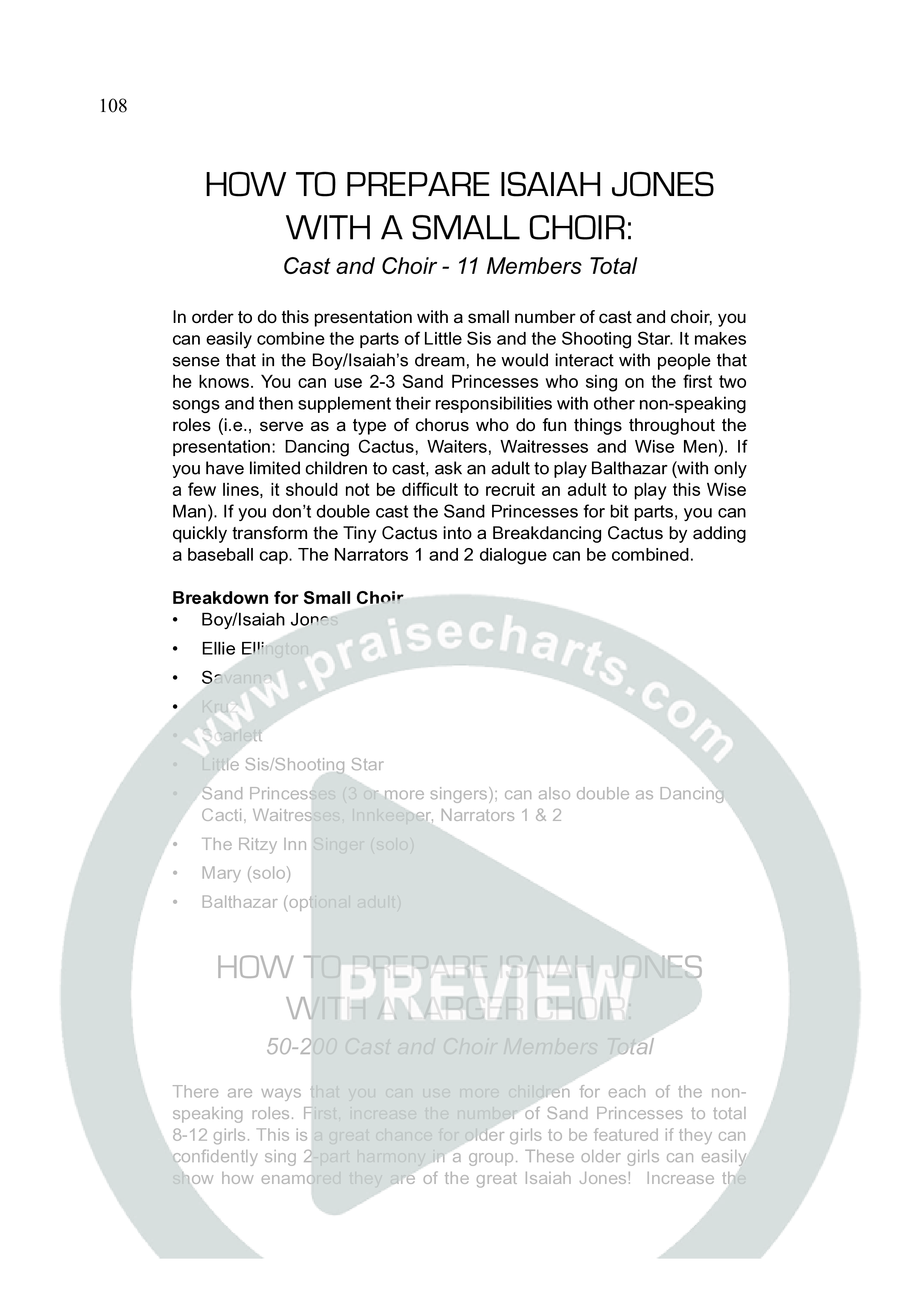 Isaiah Jones And Seekers Of The Lost Christmas Treasure (17 Song Choral Collection) Song 18 (Piano SATB) (WordKidz / Arr. Daniel Semsen)