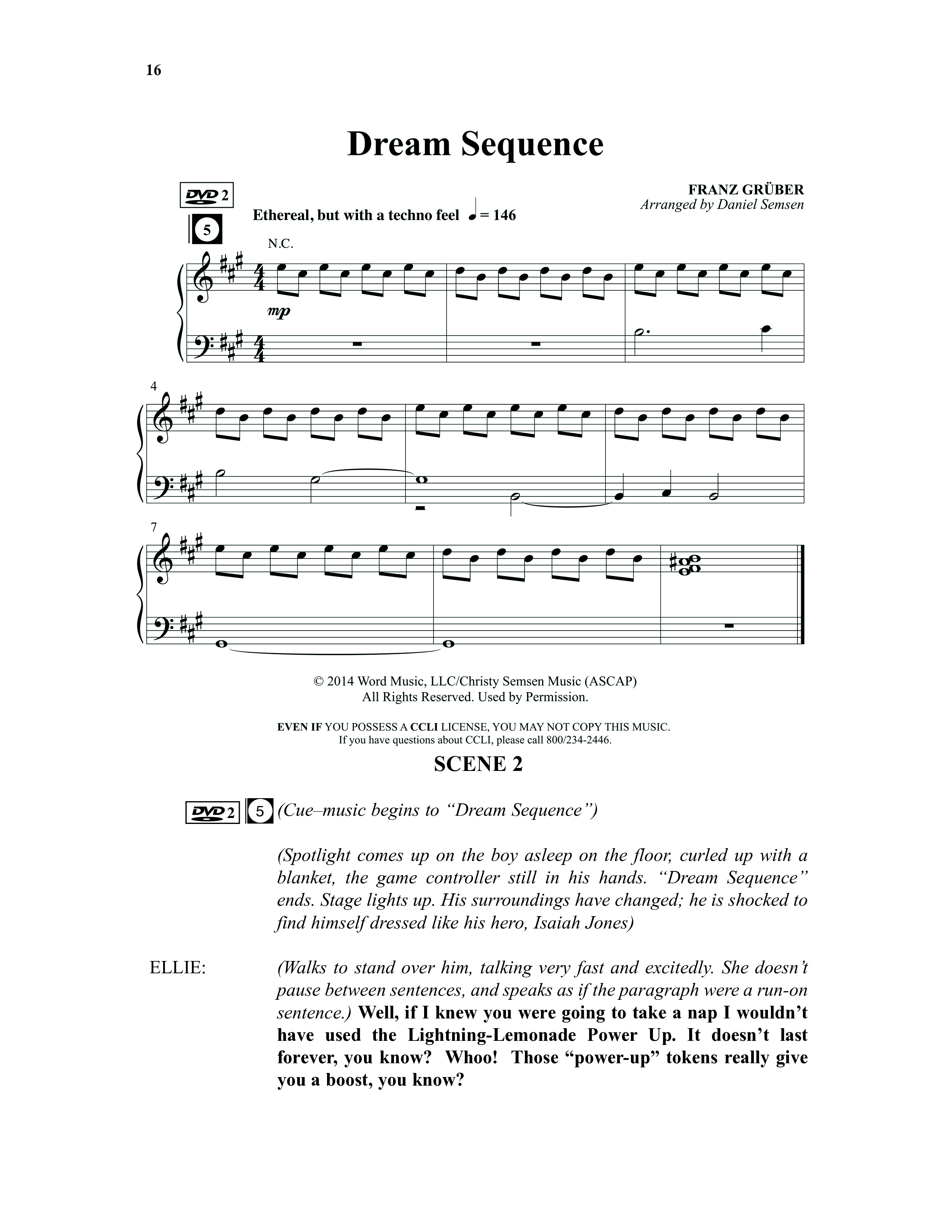 Isaiah Jones And Seekers Of The Lost Christmas Treasure (17 Song Choral Collection) Song 2 (Piano SATB) (WordKidz / Arr. Daniel Semsen)