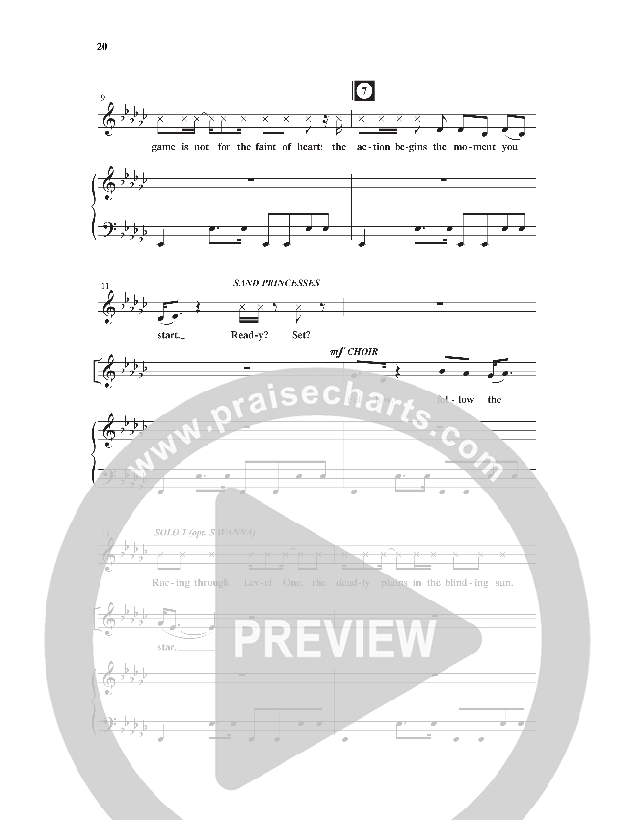Isaiah Jones And Seekers Of The Lost Christmas Treasure (17 Song Choral Collection) Song 3 (Piano SATB) (WordKidz / Arr. Daniel Semsen)