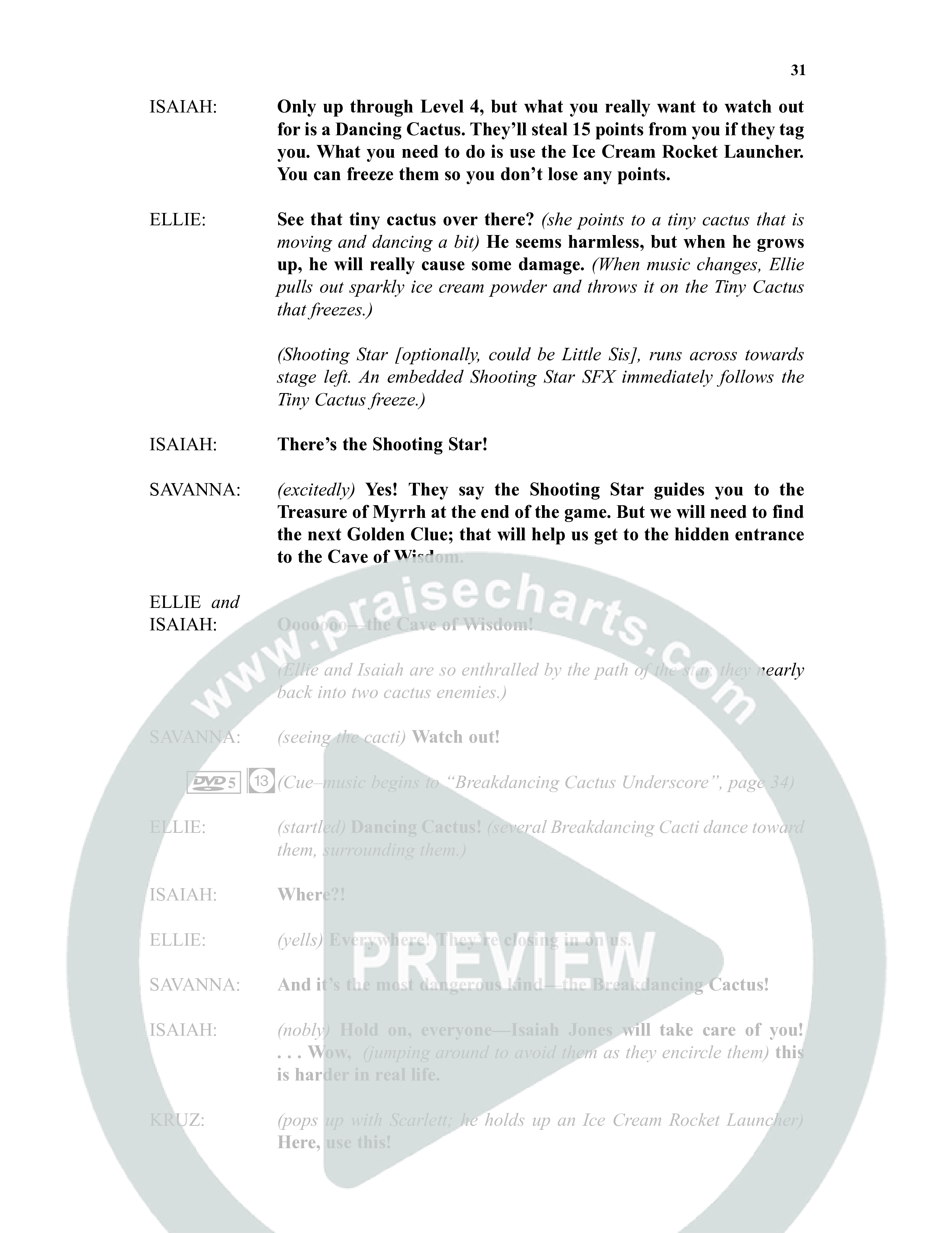 Isaiah Jones And Seekers Of The Lost Christmas Treasure (17 Song Choral Collection) Song 4 (Piano SATB) (WordKidz / Arr. Daniel Semsen)