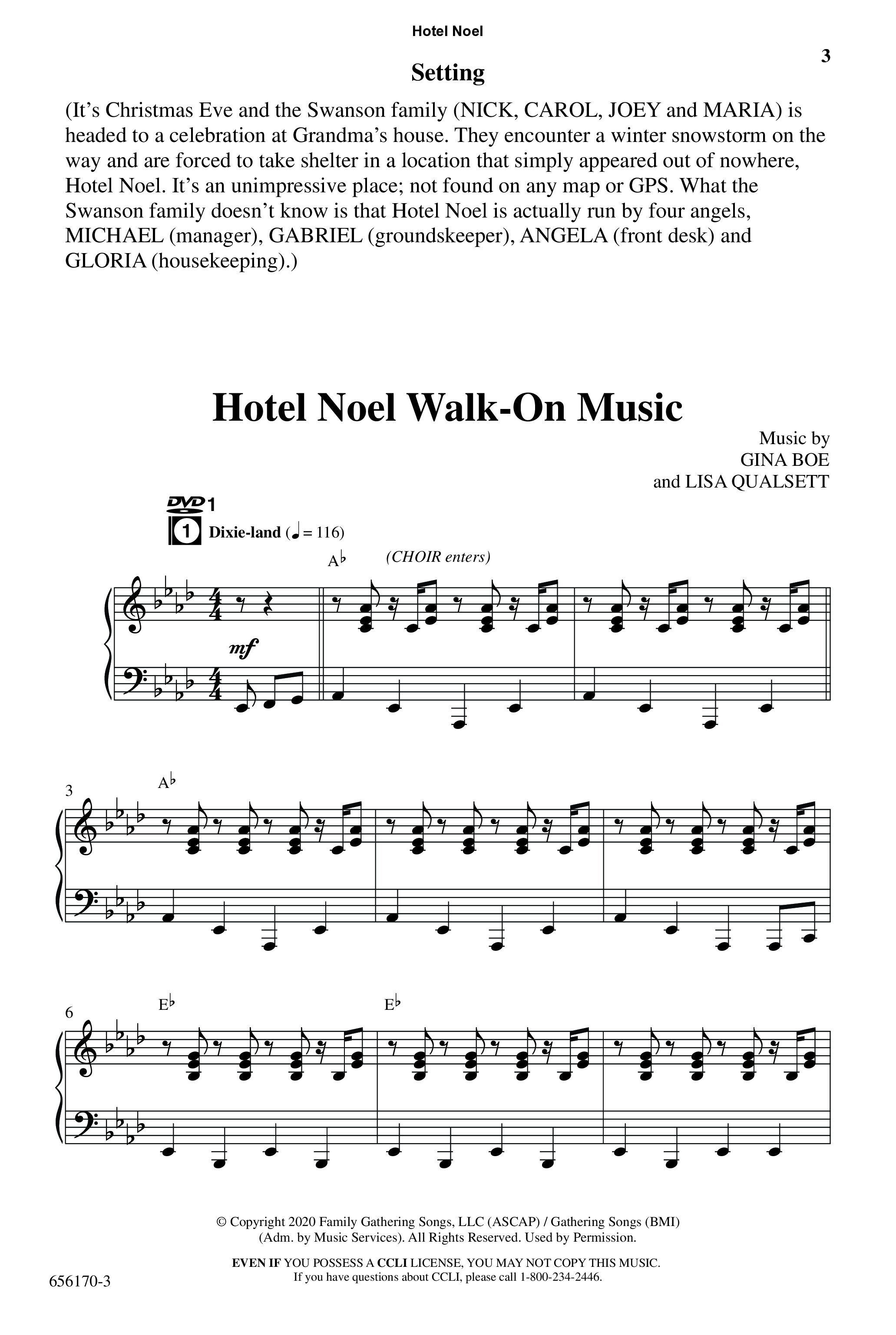 Hotel Noel (7 Song Choral Collection) Choral Book (WordKidz)