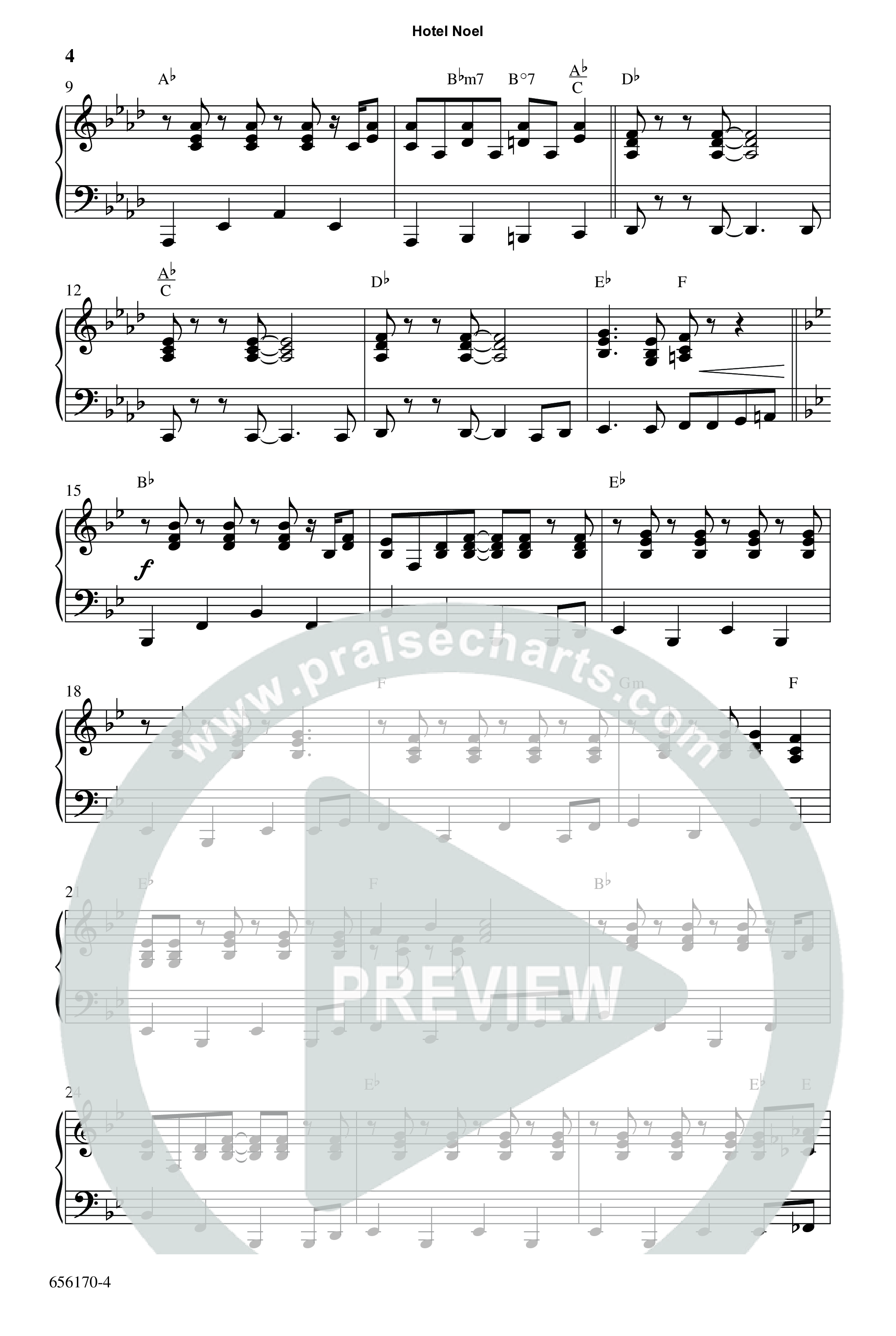 Hotel Noel (7 Song Choral Collection) Song 1 (Piano SATB) (WordKidz)