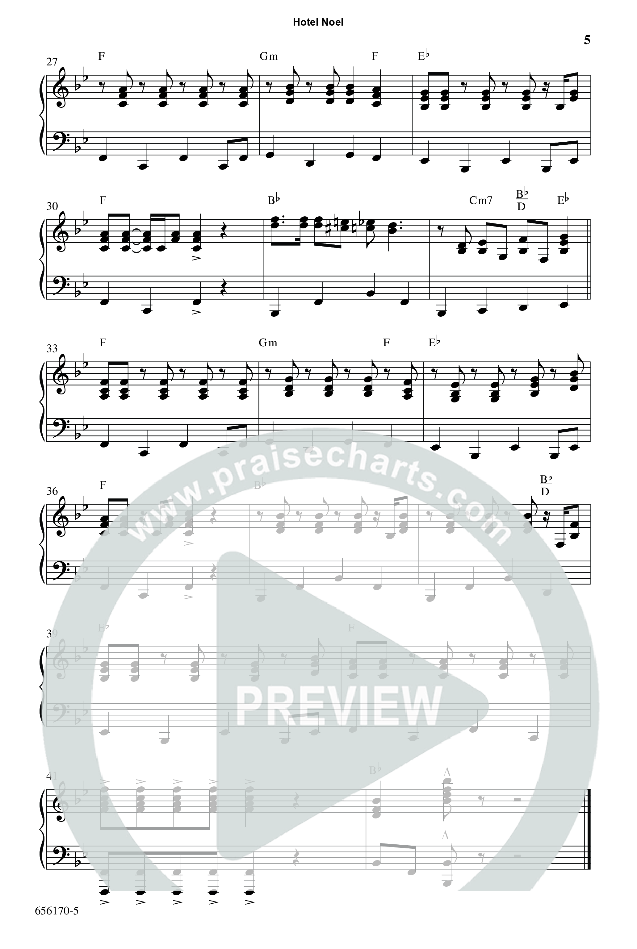 Hotel Noel (7 Song Choral Collection) Song 1 (Piano SATB) (WordKidz)