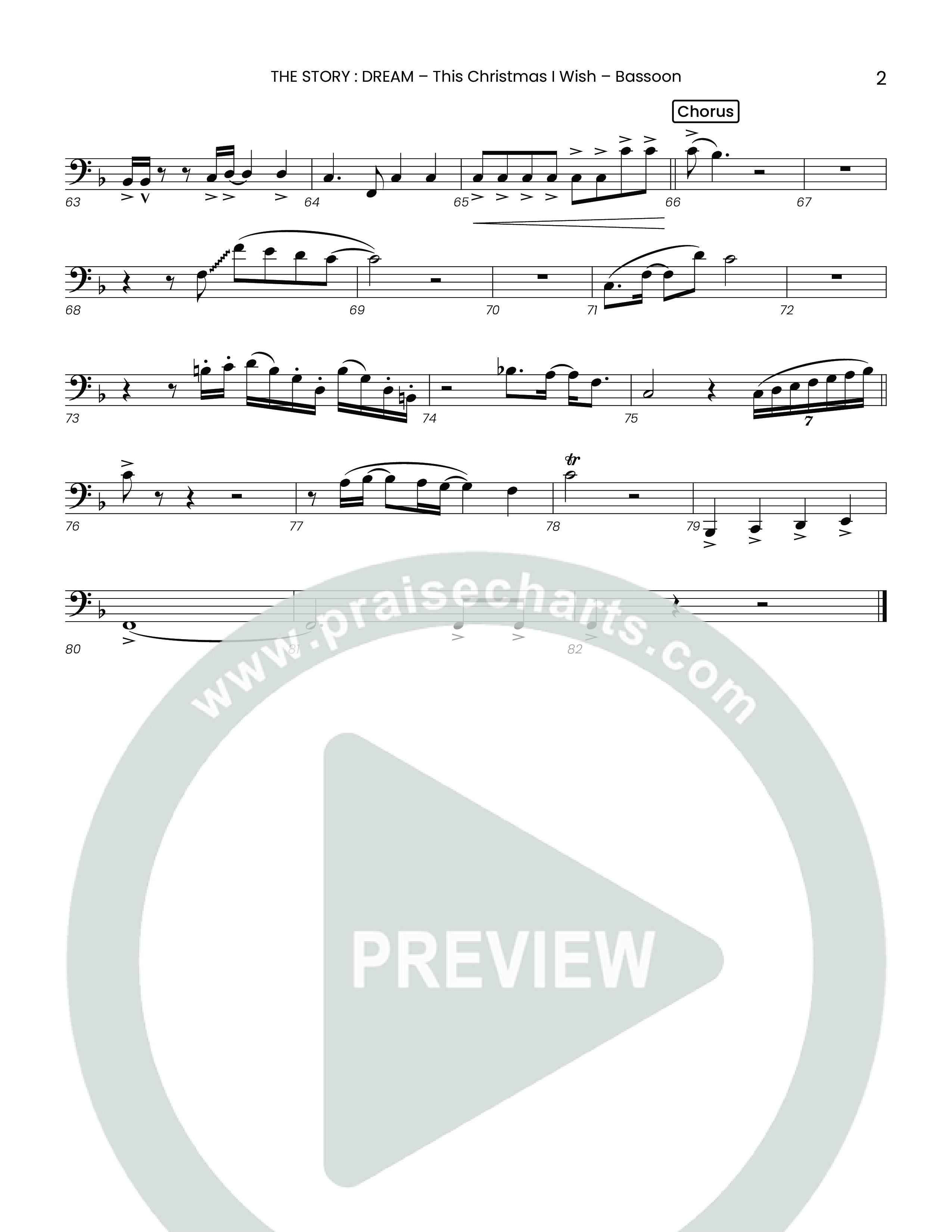 This Christmas I Wish (Choral Anthem SATB) Bassoon (Houston's First Worship)