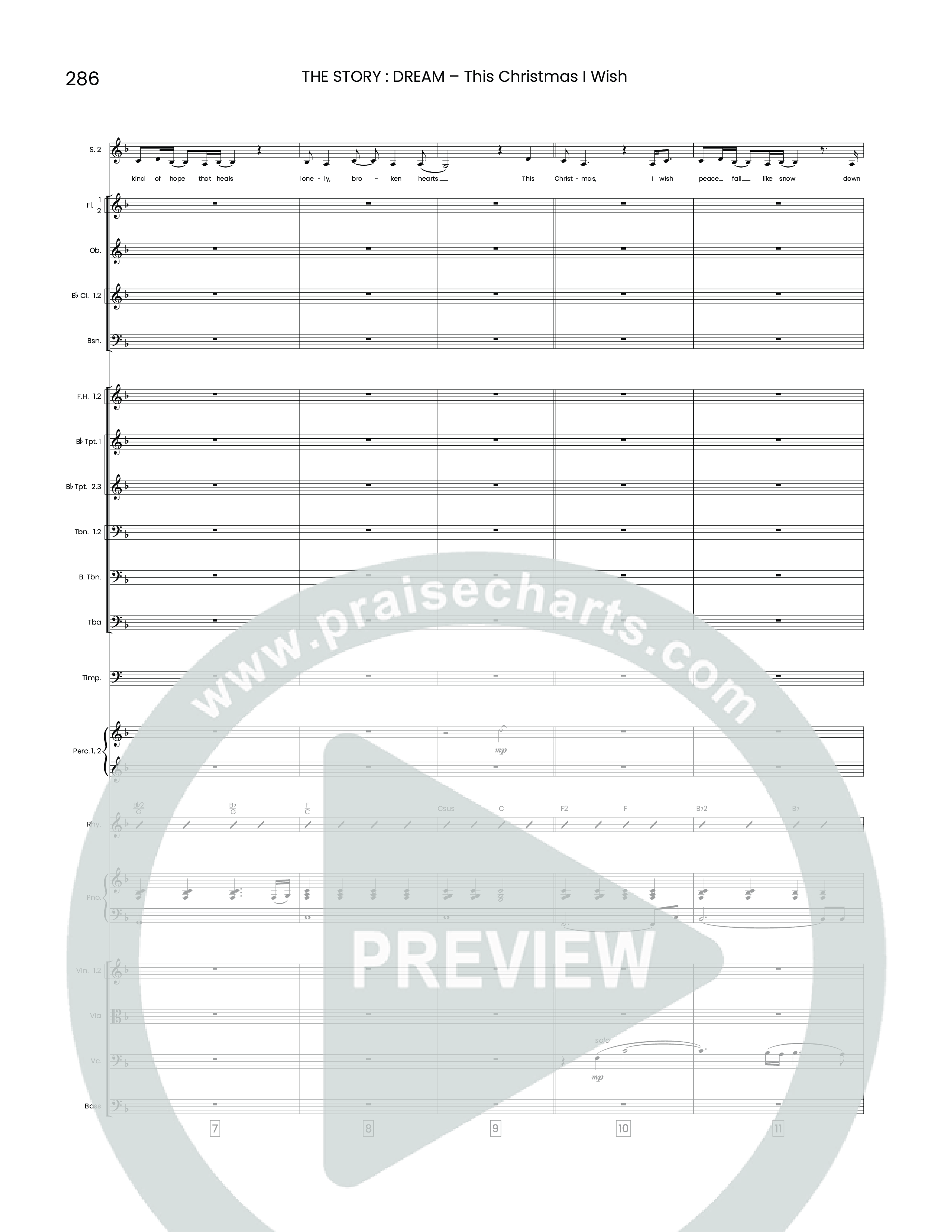 This Christmas I Wish (Choral Anthem SATB) Orchestration (Houston's First Worship)