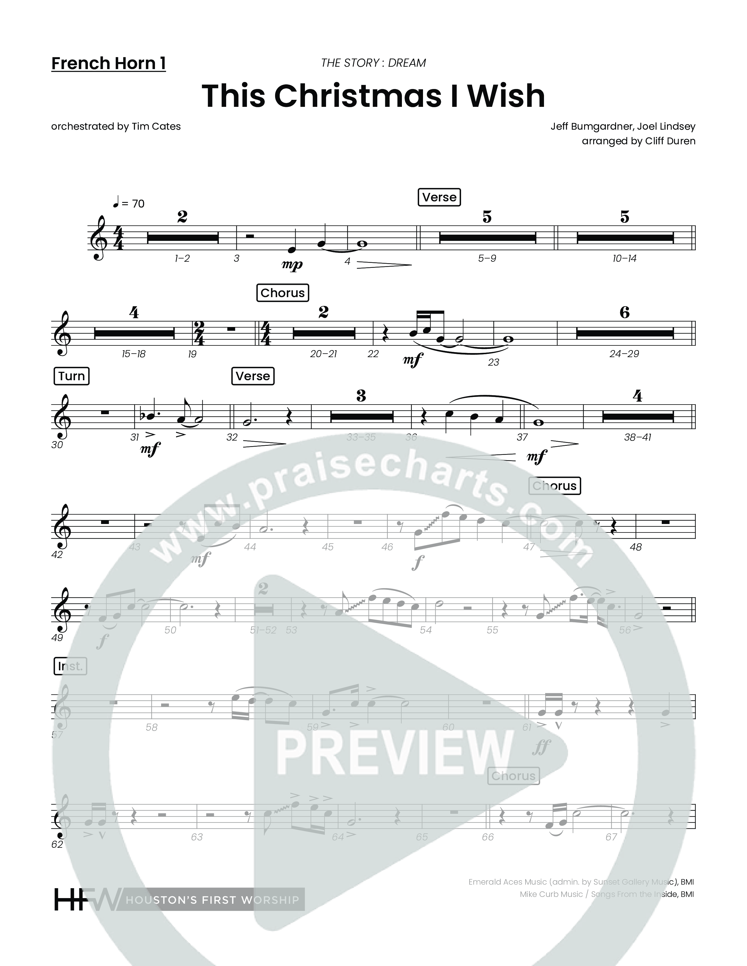 This Christmas I Wish (Choral Anthem SATB) Brass Pack (Houston's First Worship)