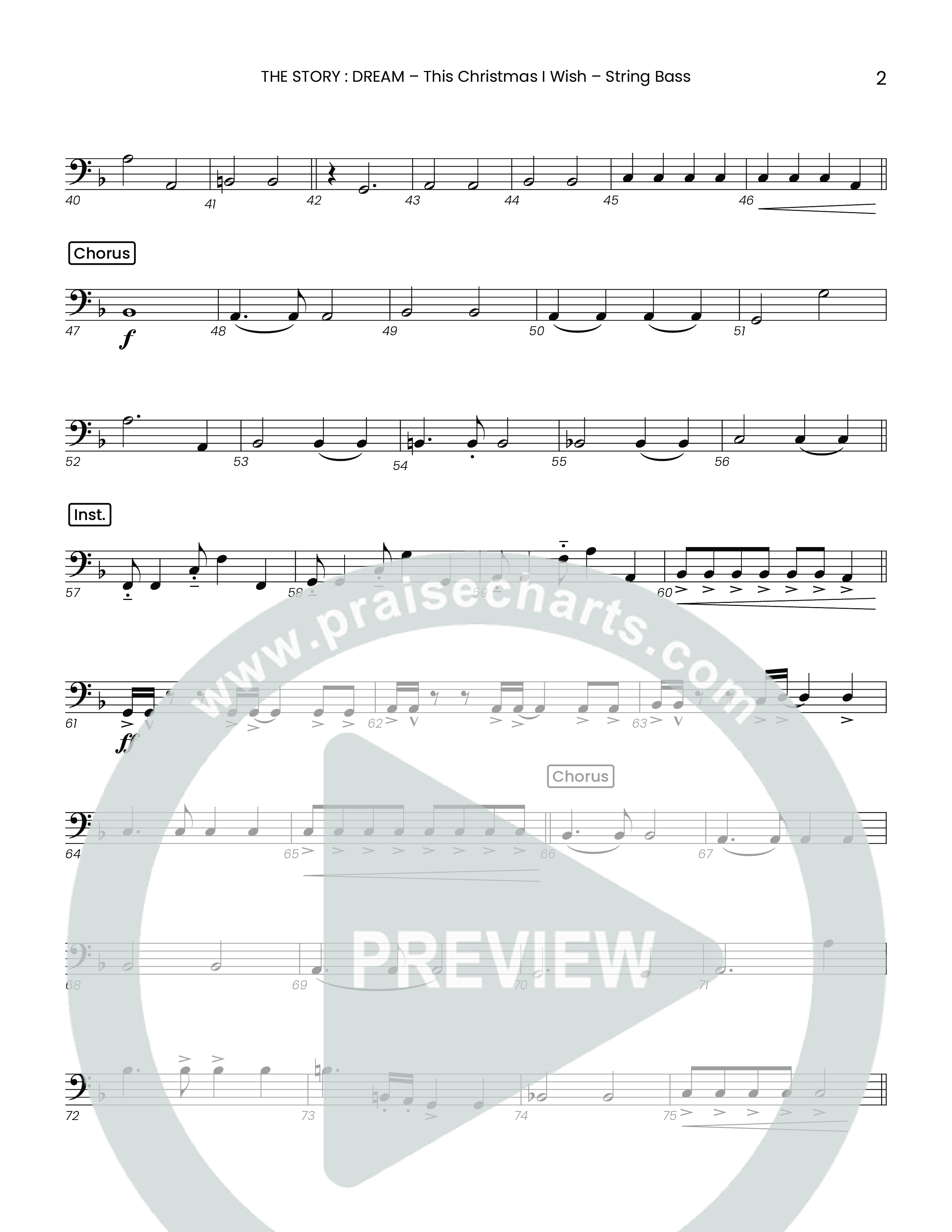 This Christmas I Wish (Choral Anthem SATB) String Bass (Houston's First Worship)