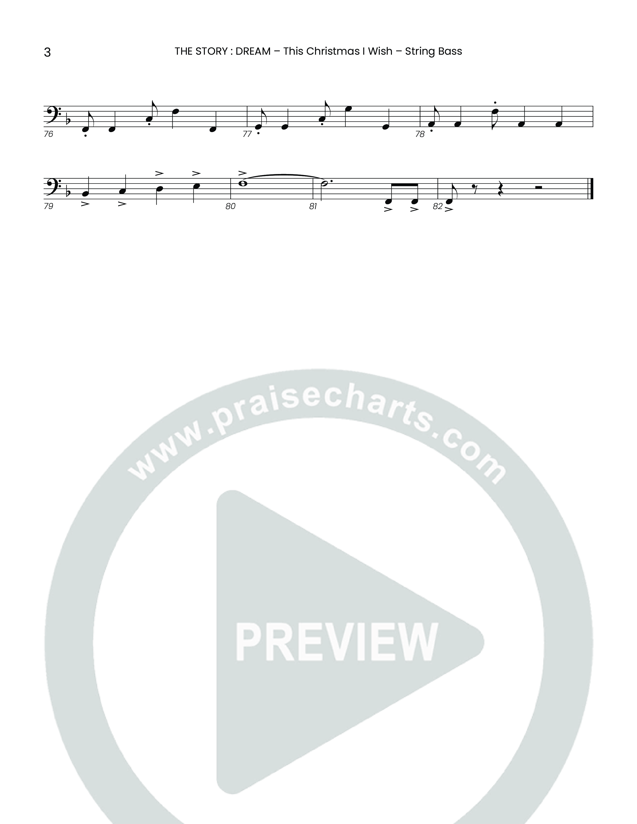 This Christmas I Wish (Choral Anthem SATB) String Bass (Houston's First Worship)