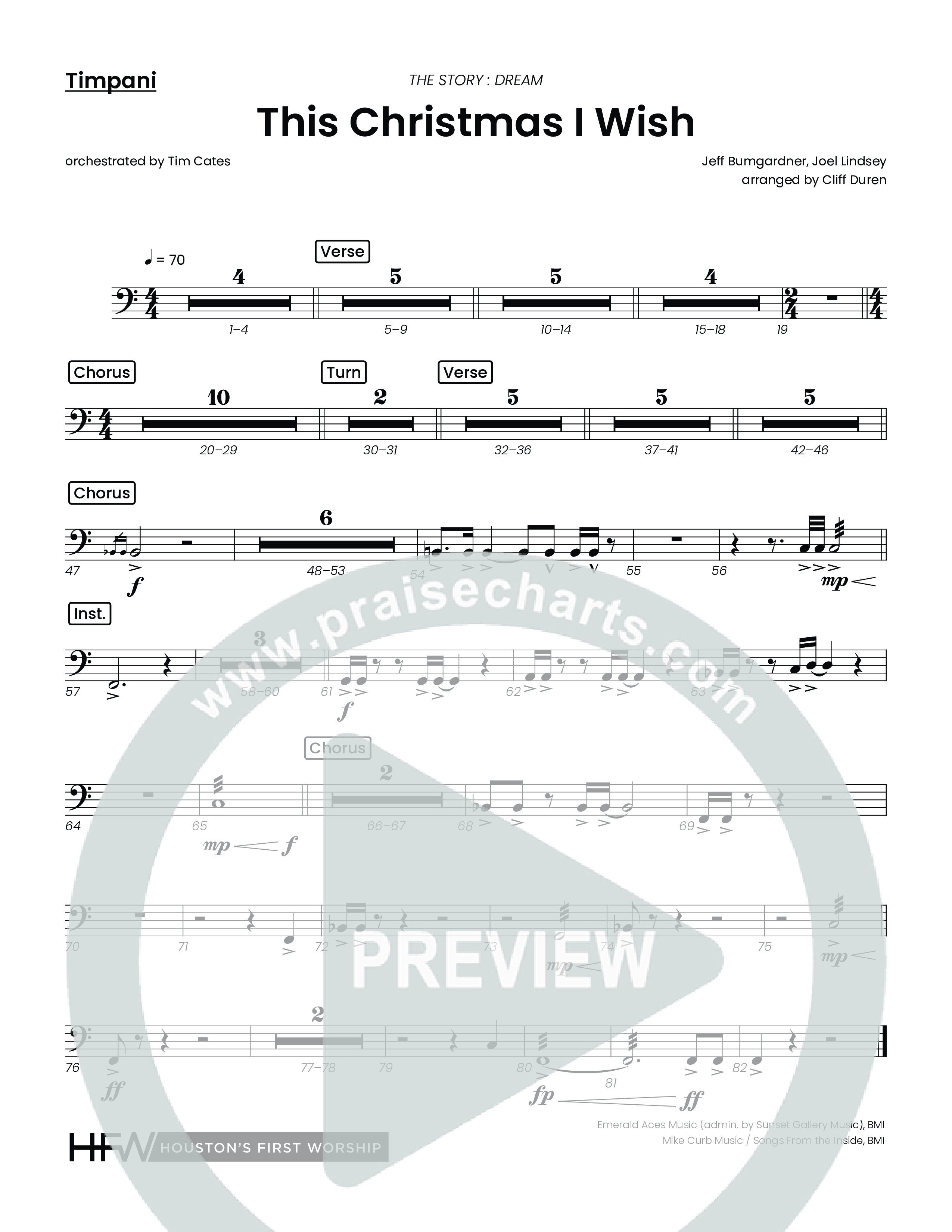 This Christmas I Wish (Choral Anthem SATB) Timpani (Houston's First Worship)