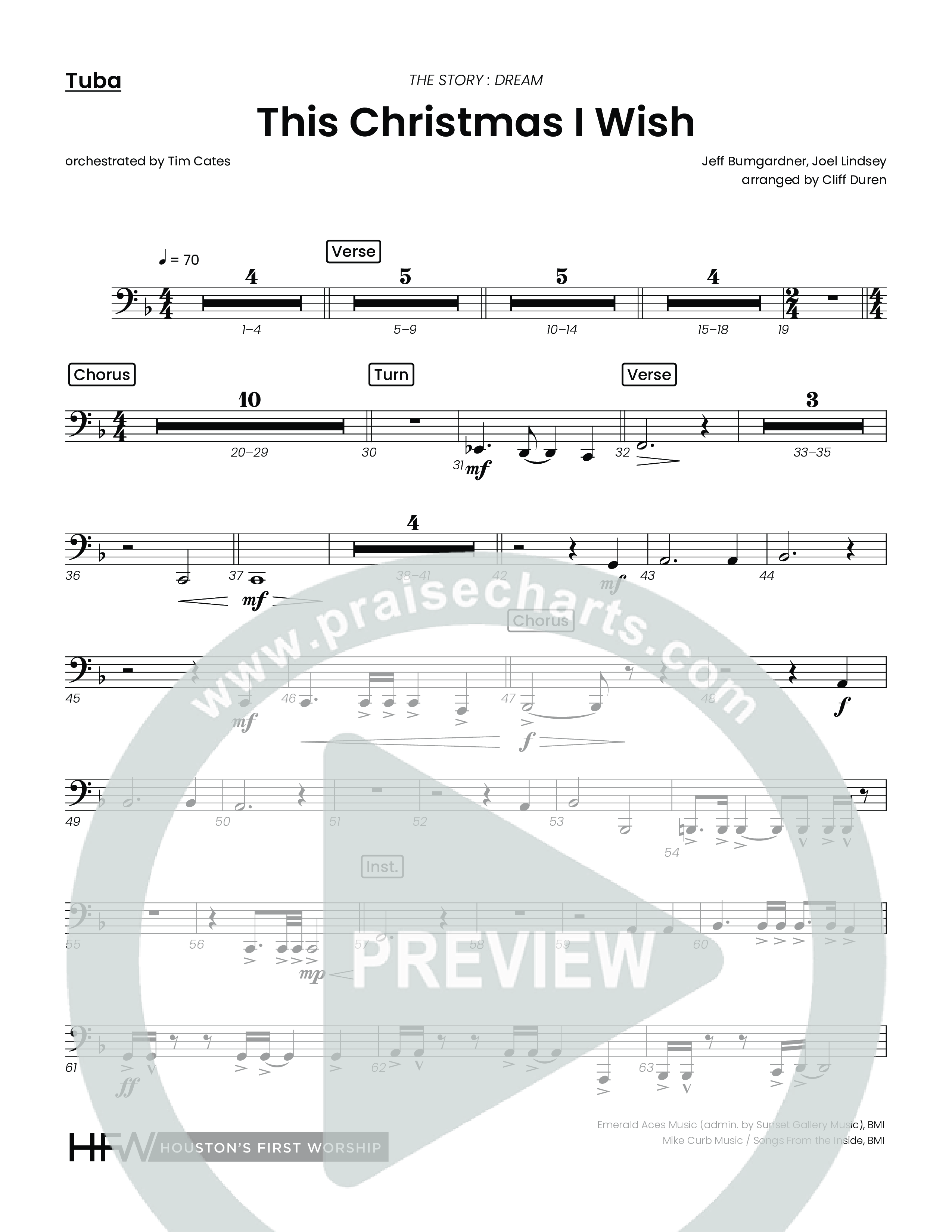 This Christmas I Wish (Choral Anthem SATB) Tuba (Houston's First Worship)