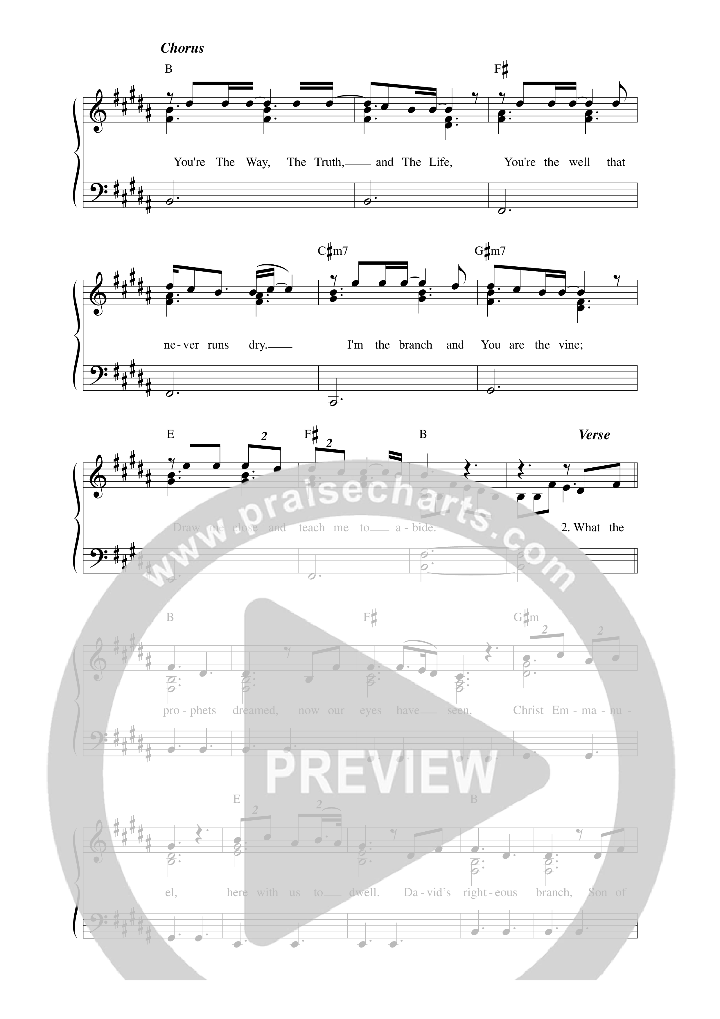 Abide (Christmas) Lead Sheet Melody (Aaron Williams / Hope Darst)