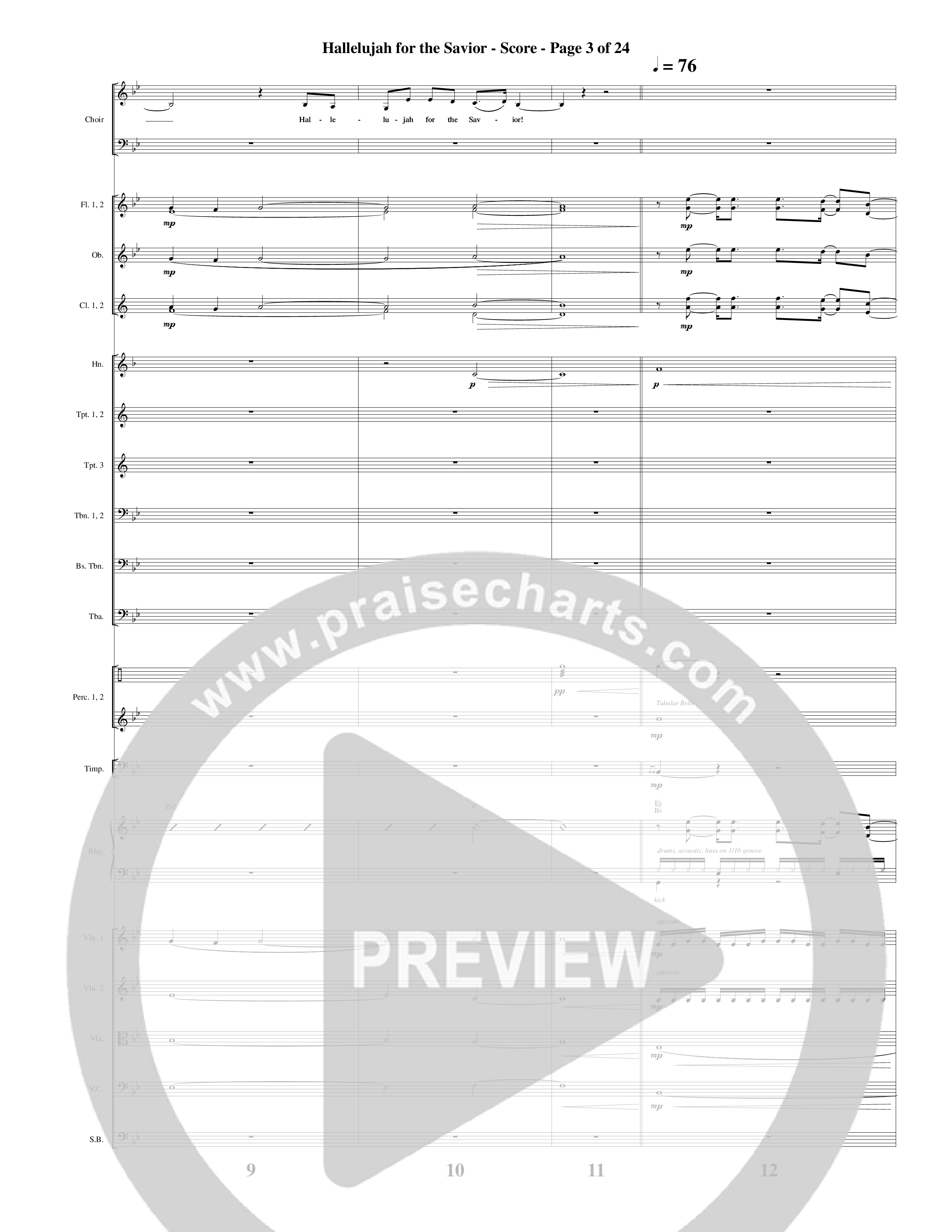 Extravagant Love (7 Song Choral Collection) Song 4 (Orchestration) (Integrity Music / Arr. Joshua Spacht)