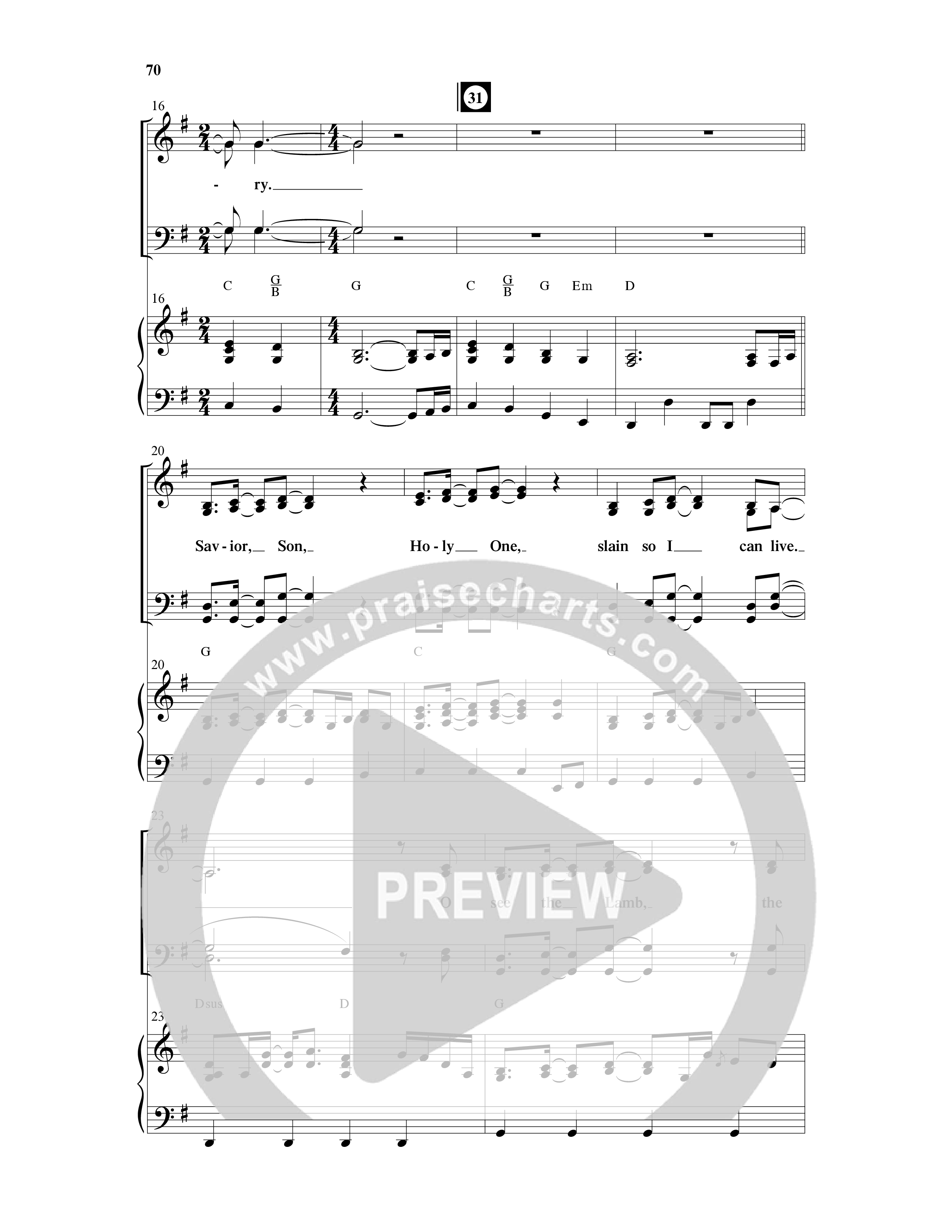 Extravagant Love (7 Song Choral Collection) Song 5 (Piano SATB) (Integrity Music / Arr. Joshua Spacht)