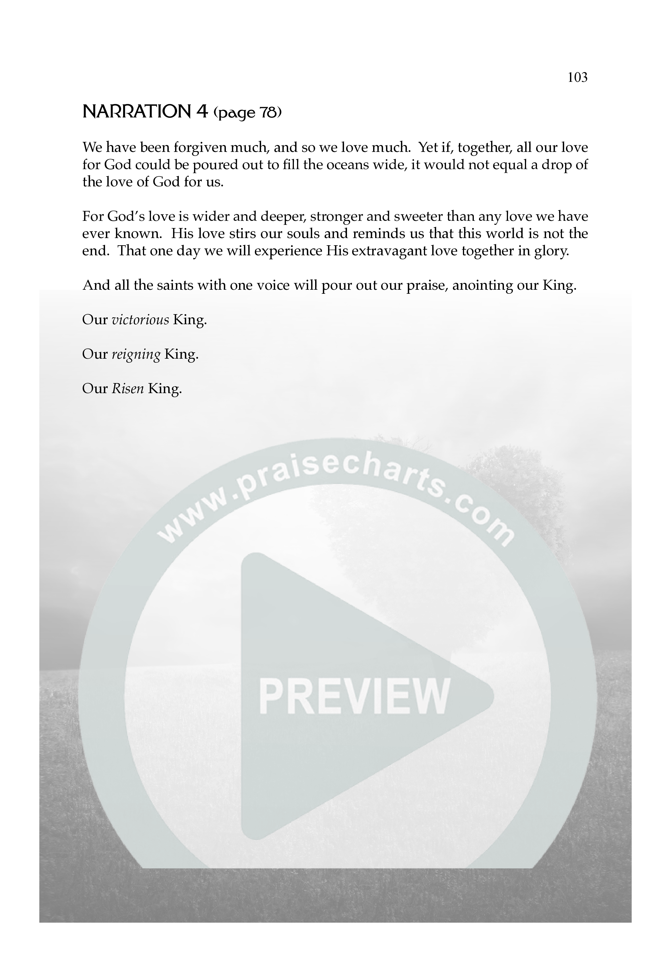 Extravagant Love (7 Song Choral Collection) Song 8 (Piano SATB) (Integrity Music / Arr. Joshua Spacht)