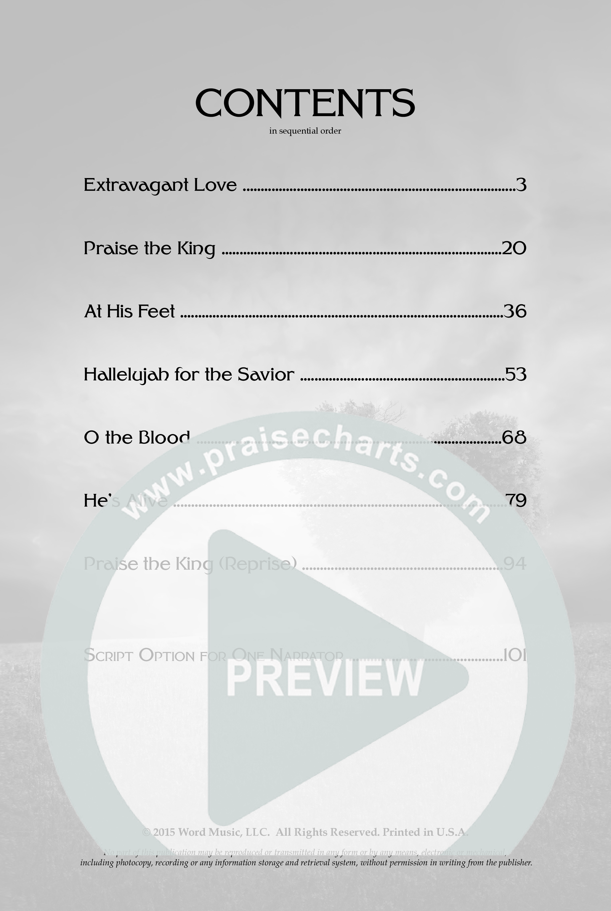 Extravagant Love (7 Song Choral Collection) Choral Book (Integrity Music / Arr. Joshua Spacht)