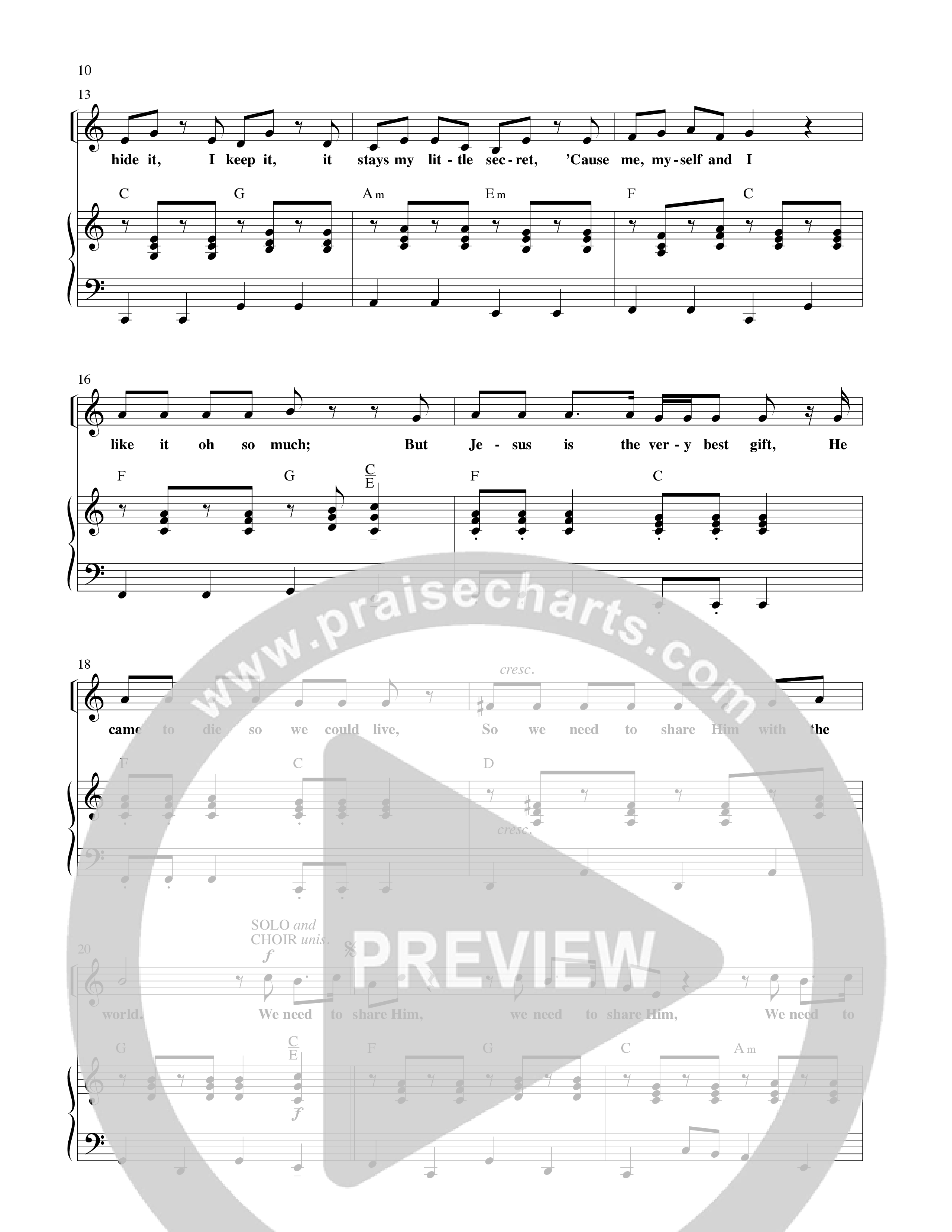 Hooray For Baby Jesus (5 Song Choral Collection) Song 2 (Piano SATB) (Lillenas Kids)