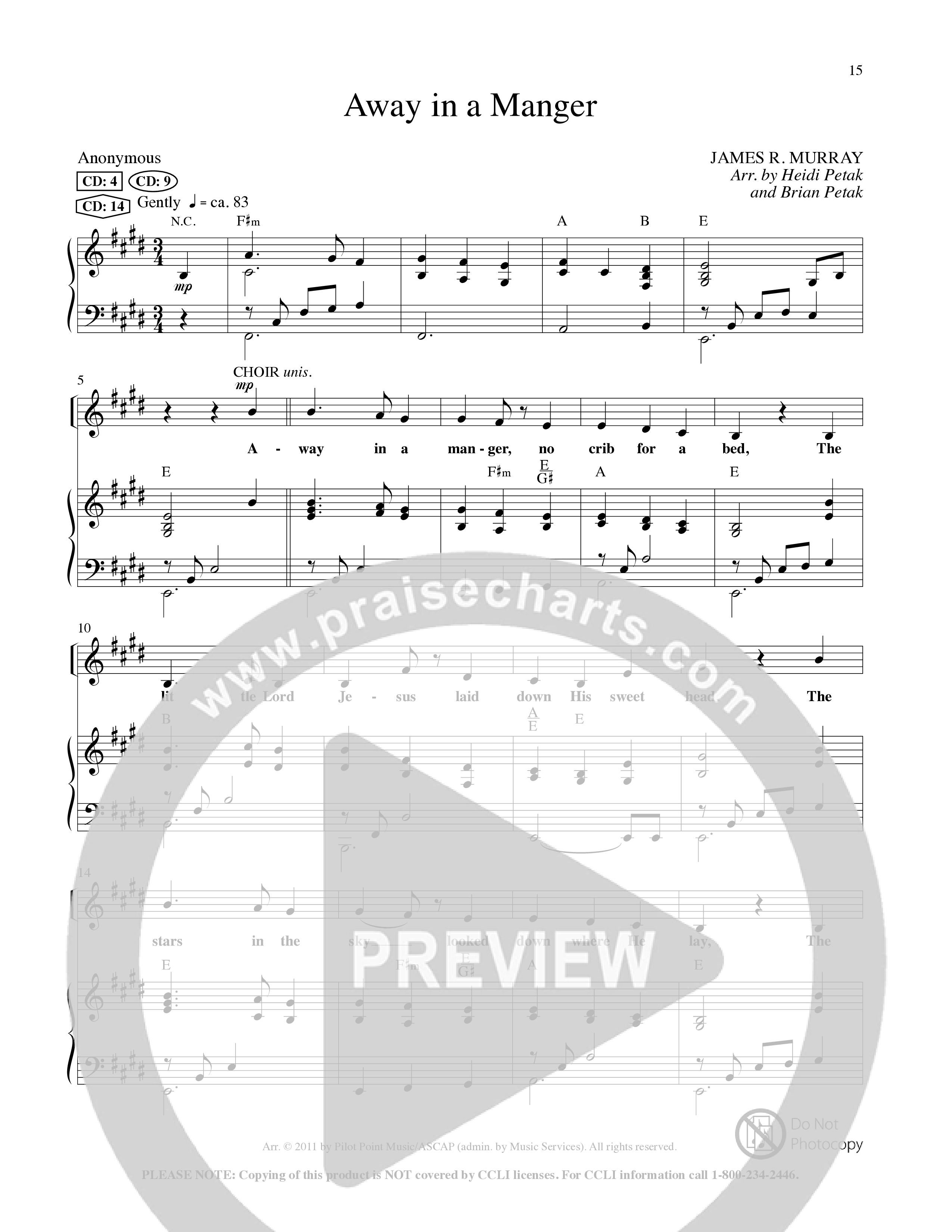 Hooray For Baby Jesus (5 Song Choral Collection) Song 4 (Piano SATB) (Lillenas Kids)