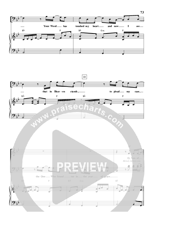 Year Of Grace Lead & Piano (Robin Mark)