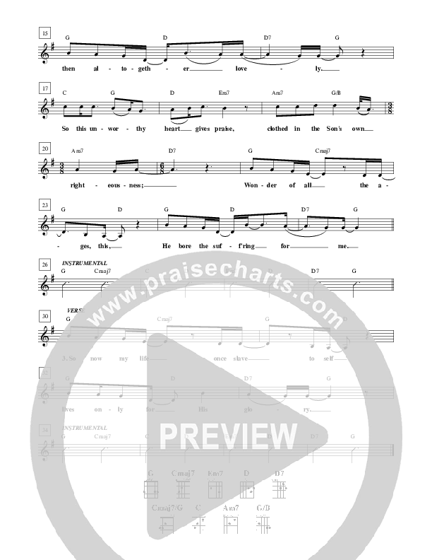 Greater The One Lead Sheet (Robin Mark)
