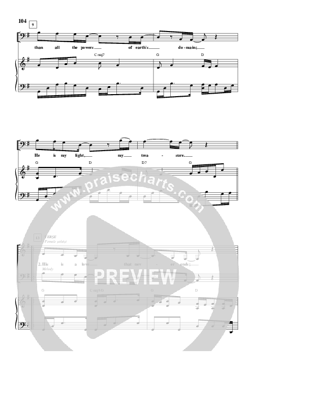 Greater The One Piano/Vocal (Robin Mark)