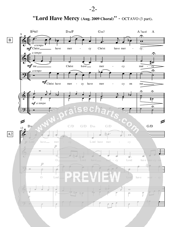 Lord Have Mercy Sheet Music PDF (Ric Flauding) PraiseCharts