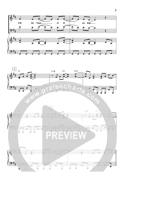 Lift The Name Lead & Piano (Jared Anderson)