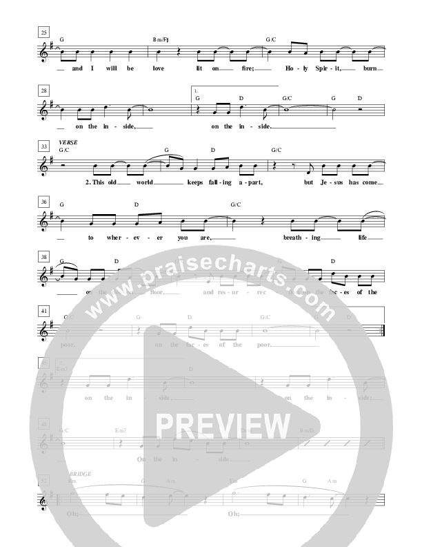 Inside Lead Sheet (Jared Anderson)