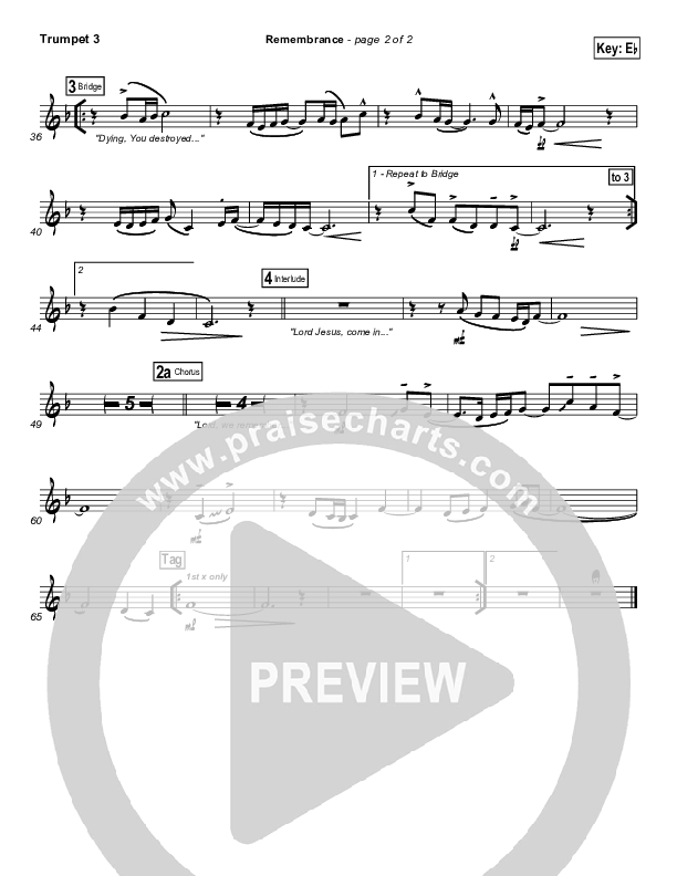 Remembrance Trumpet 3 (Matt Redman)