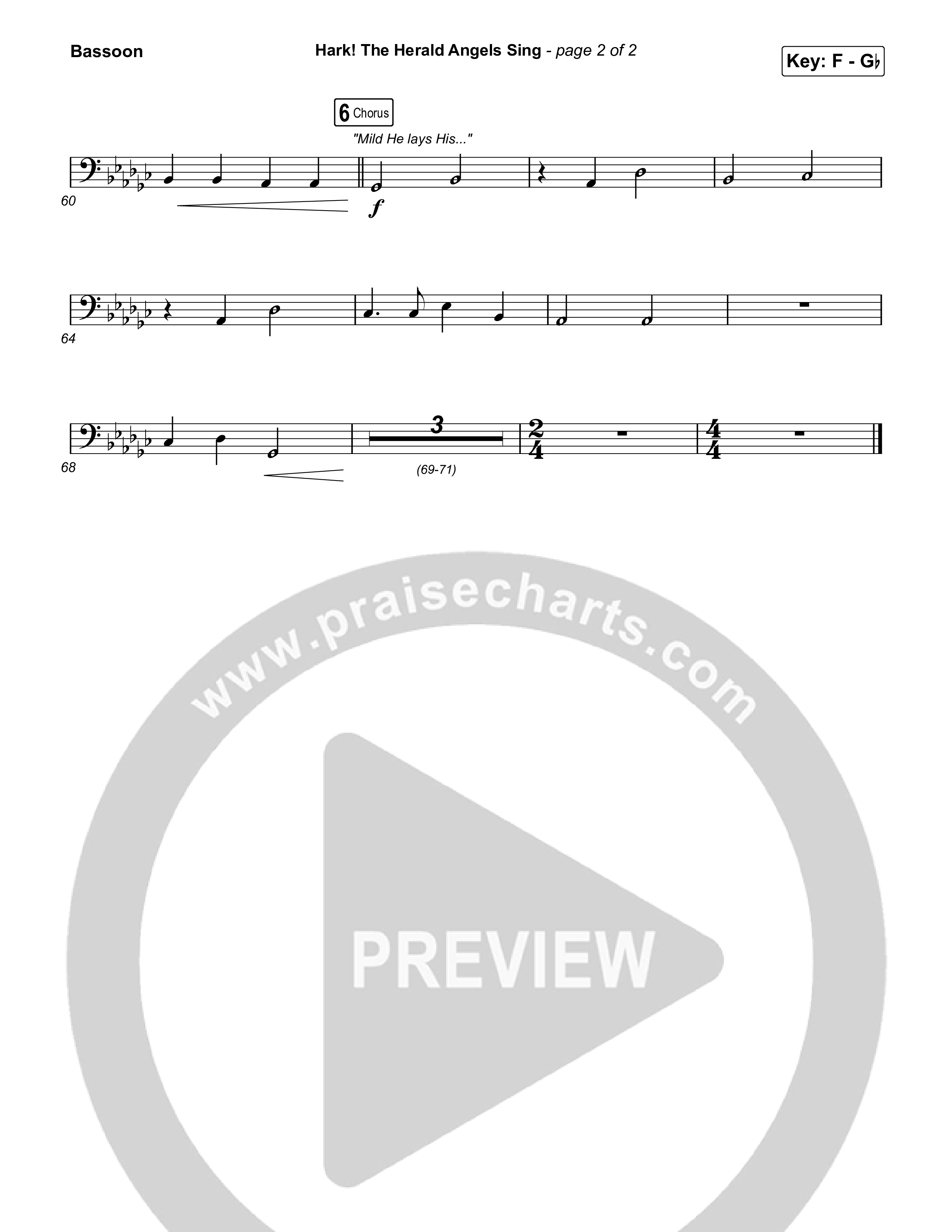 Hark The Herald Angels Sing Bassoon (Chris Tomlin)