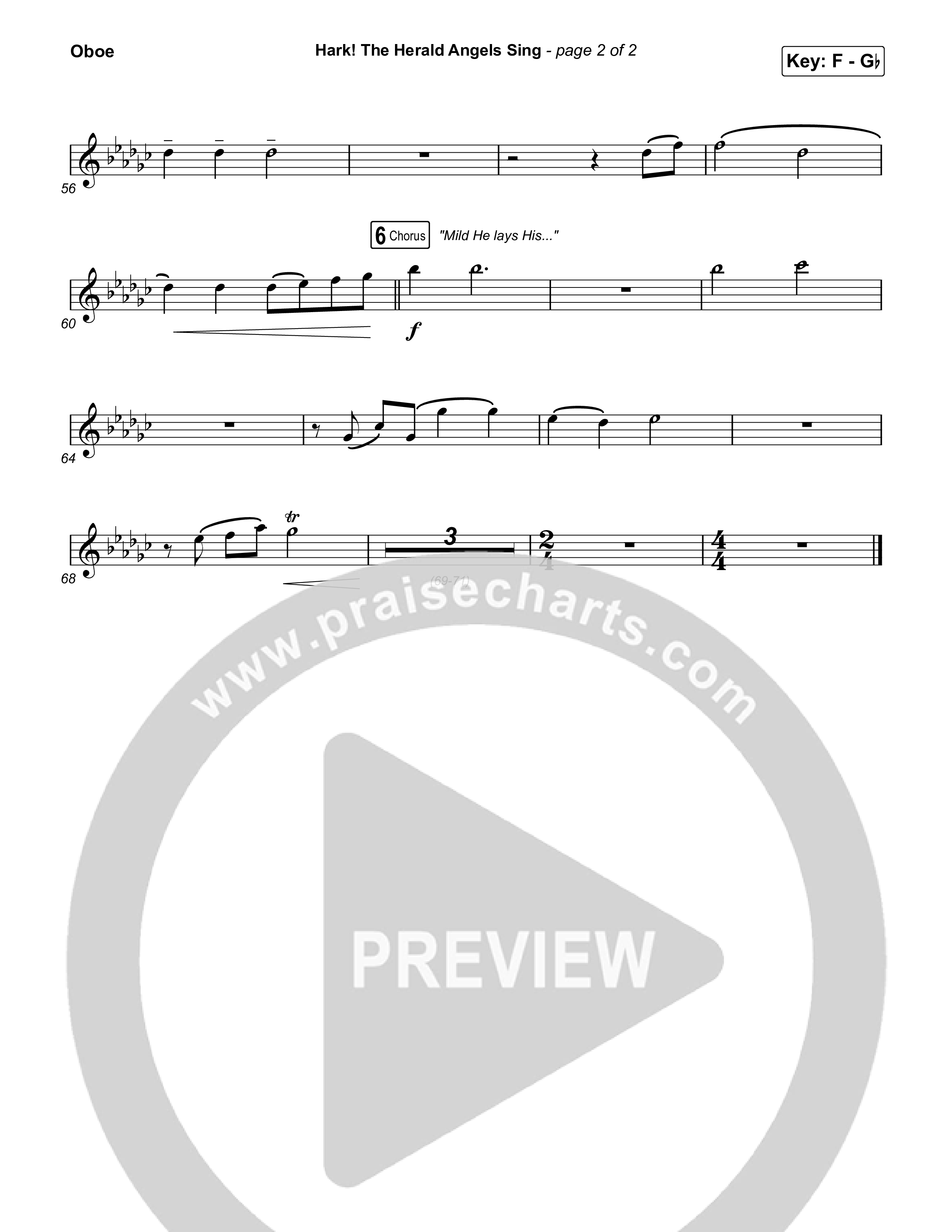 Hark The Herald Angels Sing Oboe (Chris Tomlin)