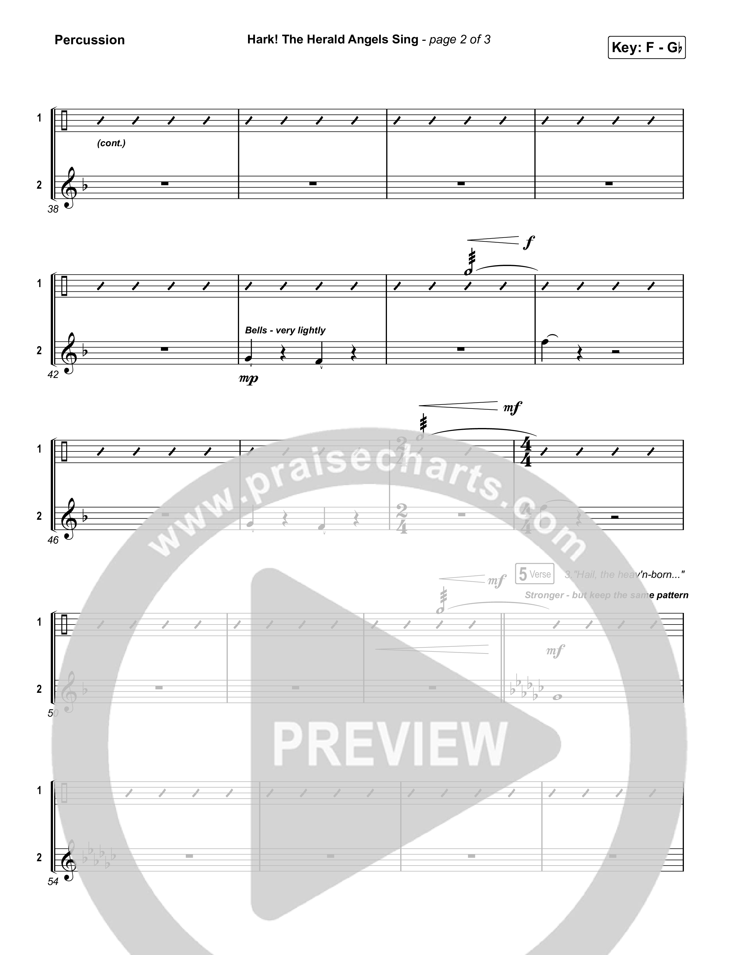 Hark The Herald Angels Sing Percussion (Chris Tomlin)