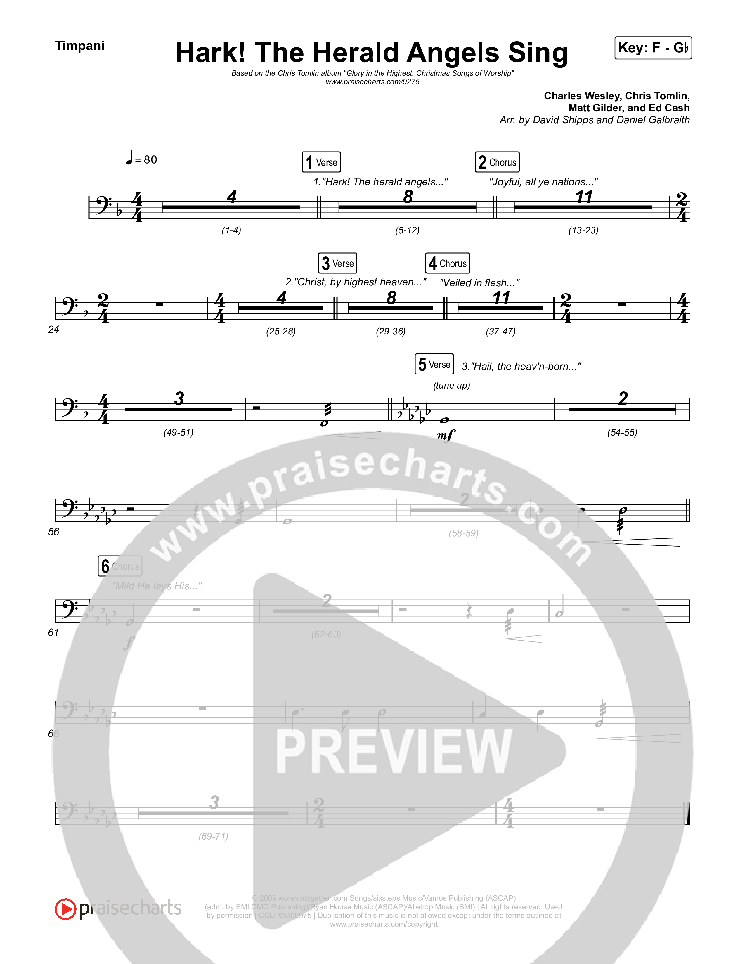 Hark The Herald Angels Sing Timpani (Chris Tomlin)
