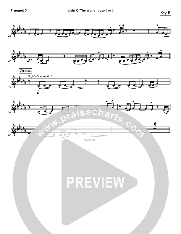 Light Of The World Trumpet 3 (Chris Tomlin)