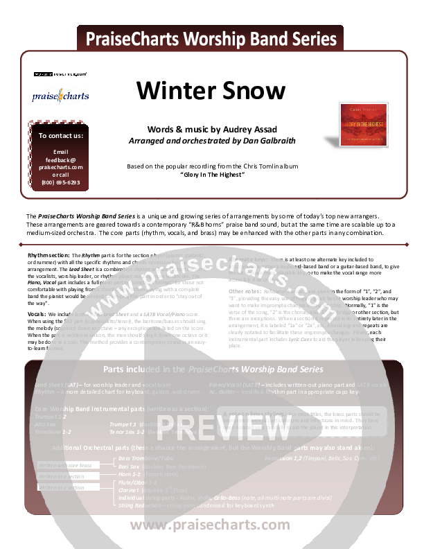 Winter Snow Orchestration (Audrey Assad / Chris Tomlin)