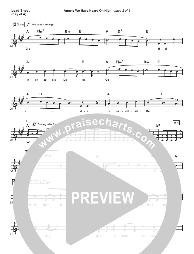 Angels We Have Heard On High Sheet Music Chris Tomlin Praisecharts Aún no tenemos el cifrado de esta canción. angels we have heard on high sheet