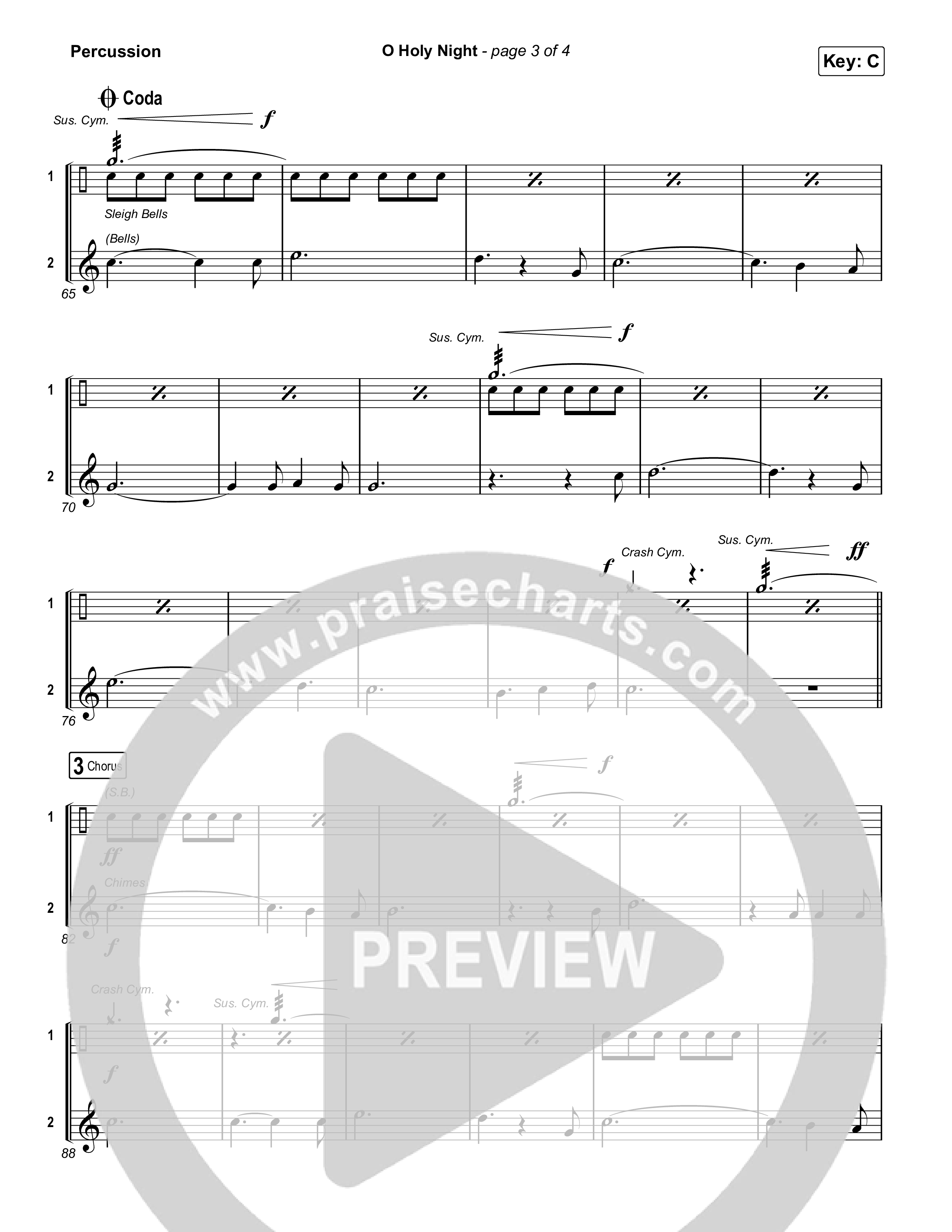 O Holy Night Percussion (Chris Tomlin)