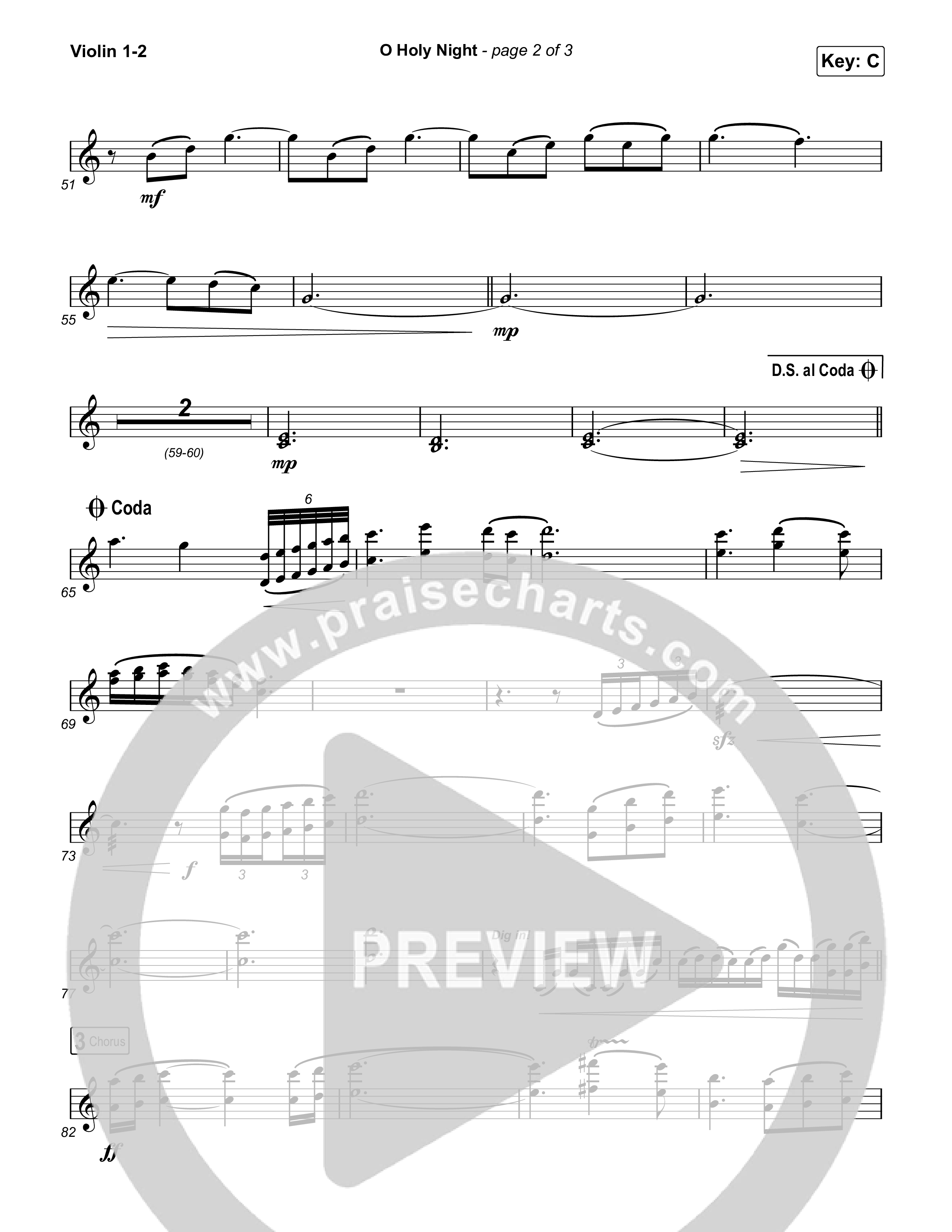 O Holy Night String Pack (Chris Tomlin)