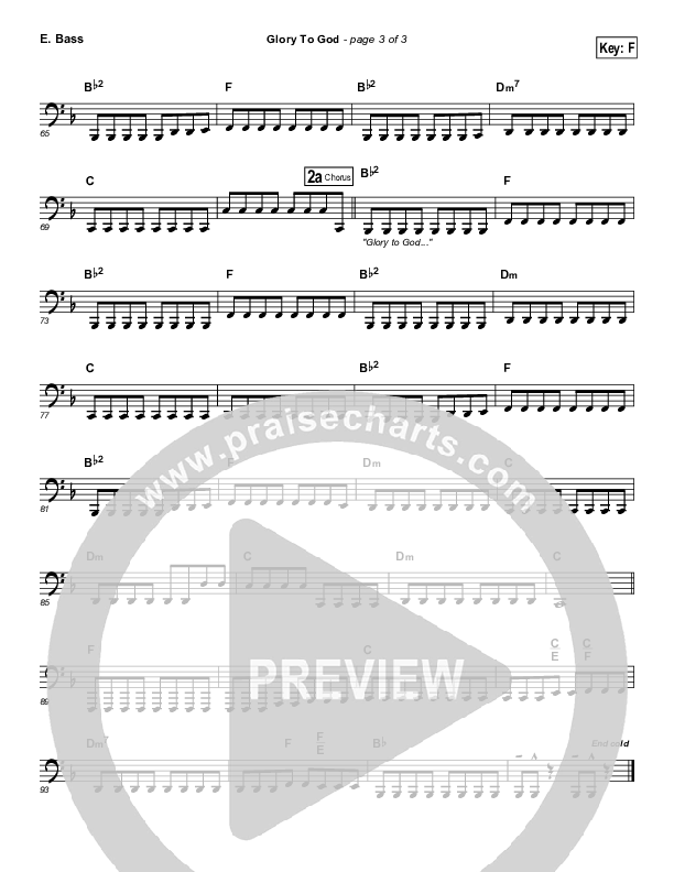 Glory To God Bass Guitar (Lincoln Brewster)