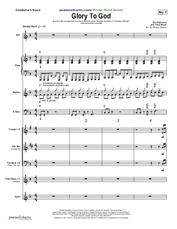 Glory To God Praise Band (Lincoln Brewster)