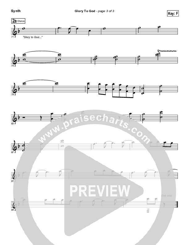 Glory To God Synth Strings (Lincoln Brewster)