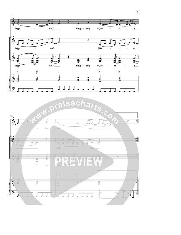 Gloria (Mary's Song) Piano/Vocal (Christy Johnson)