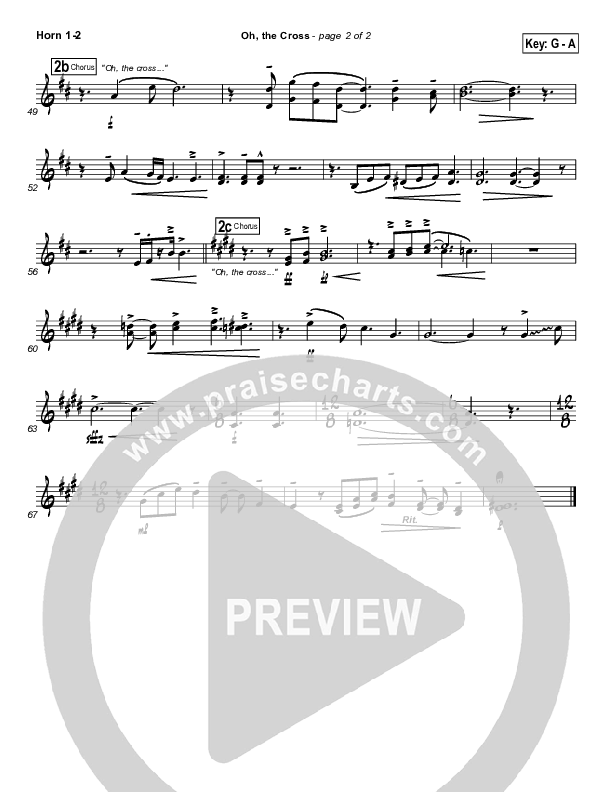 Oh The Cross Brass Pack (Songs of Brooklyn Tabernacle Choir (PraiseCharts Edition))