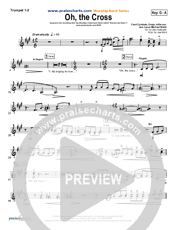 Oh The Cross Brass Pack (Songs of Brooklyn Tabernacle Choir (PraiseCharts Edition))