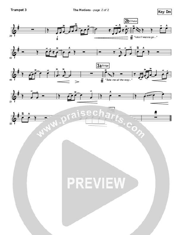 The Motions Trumpet 3 (Matthew West)