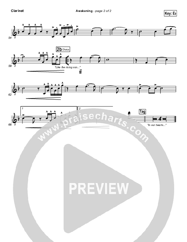 Awakening Clarinet (Chris Tomlin / Passion)