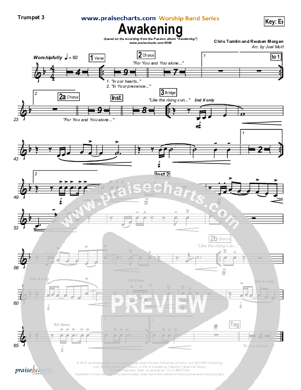 Awakening Trumpet 3 (Chris Tomlin / Passion)