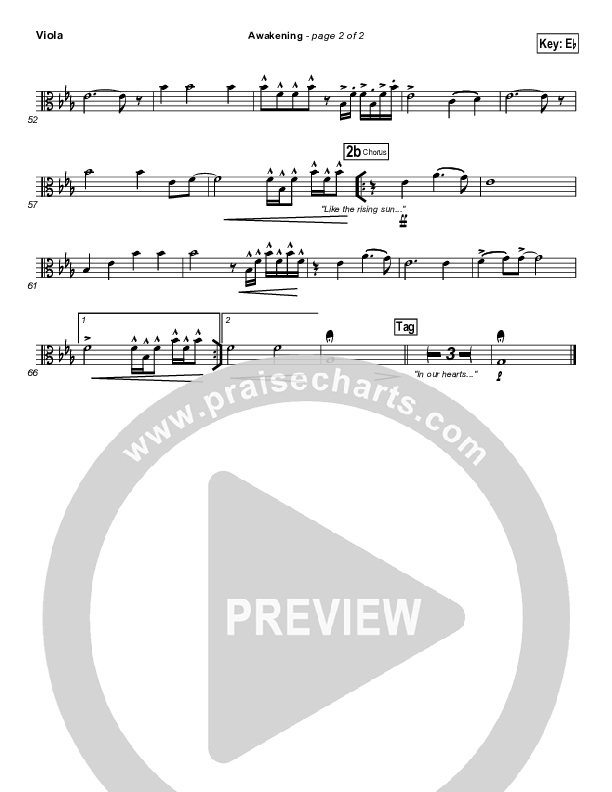Awakening Viola (Chris Tomlin / Passion)