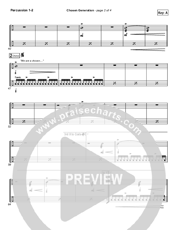 Chosen Generation Percussion (Chris Tomlin / Passion)