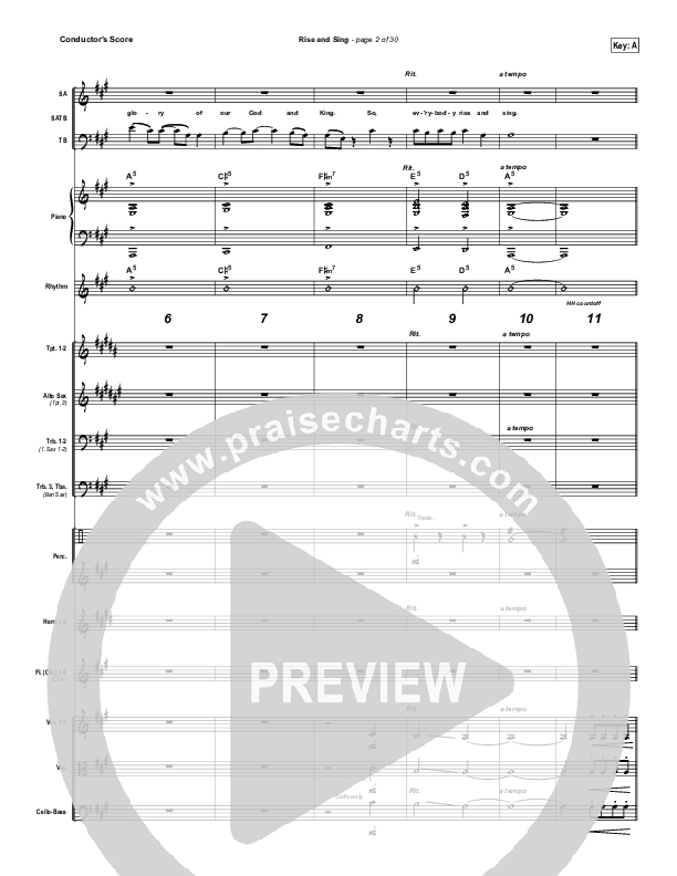 Rise And Sing Orchestration (FEE Band / Passion)