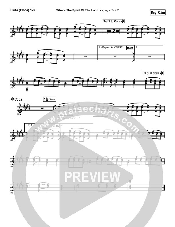 Where The Spirit Of The Lord Is Wind Pack (Chris Tomlin / Passion)